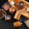 Premium Wooden Manual Pepper Grinder – Hand Crank Spice Mill for Freshly Ground Seasoning