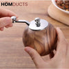 Premium Wooden Pepper & Spice Grinder – Hand Crank Seasoning Mill
