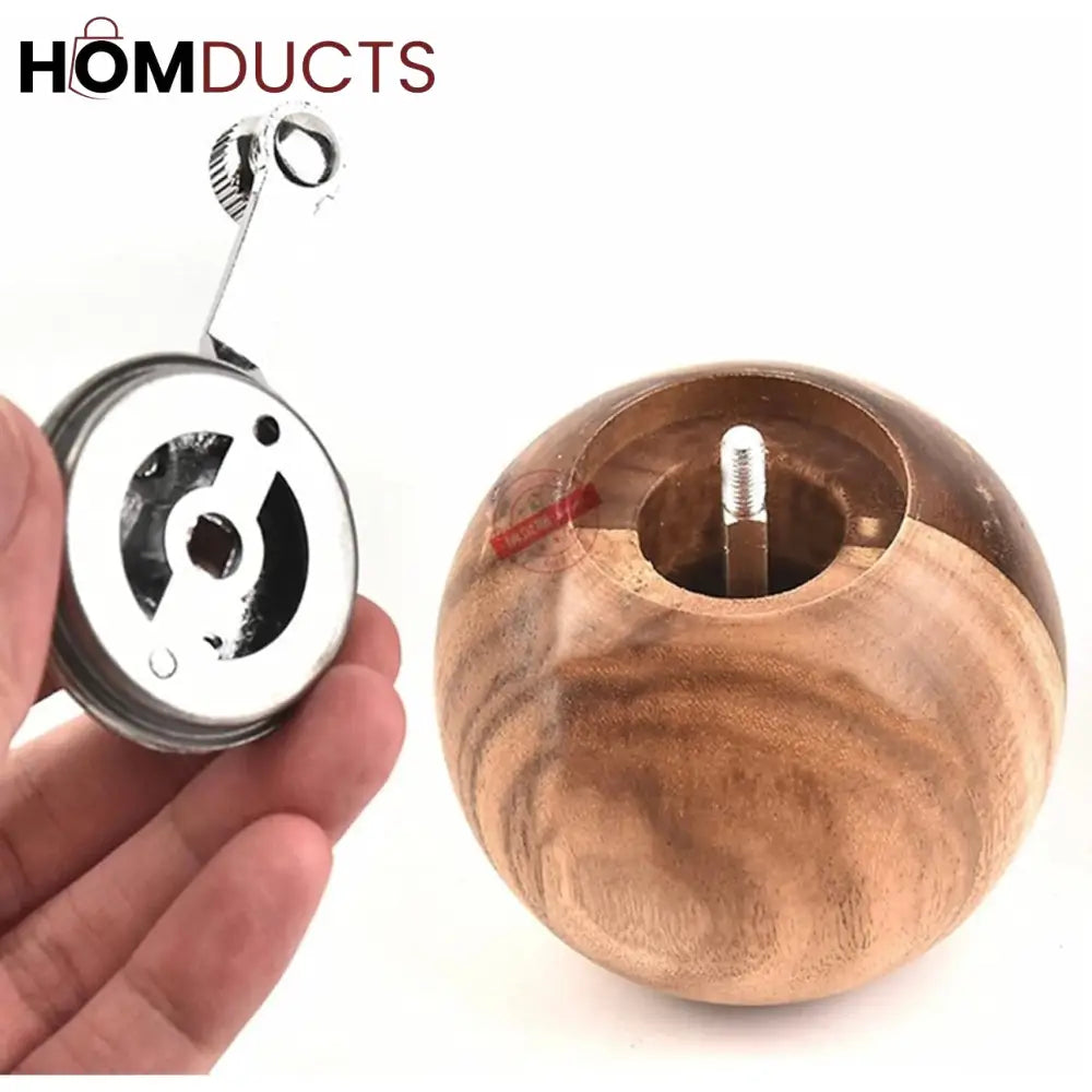 Premium Wooden Pepper & Spice Grinder – Hand Crank Seasoning Mill