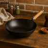 Prestige Carbon Steel Wok with Wooden Handle – Classic Stir-Fry Pan for Rustic & Modern Kitchens