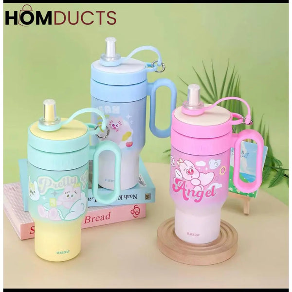 Pretty Angel 850 ML Stainless Steel Insulated Tumbler with Customization