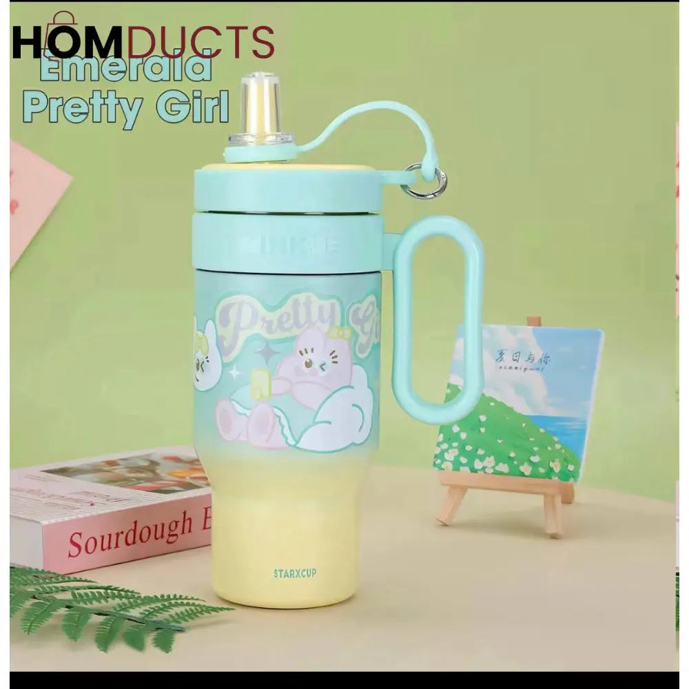 Pretty Angel 850 ML Stainless Steel Insulated Tumbler with Customization