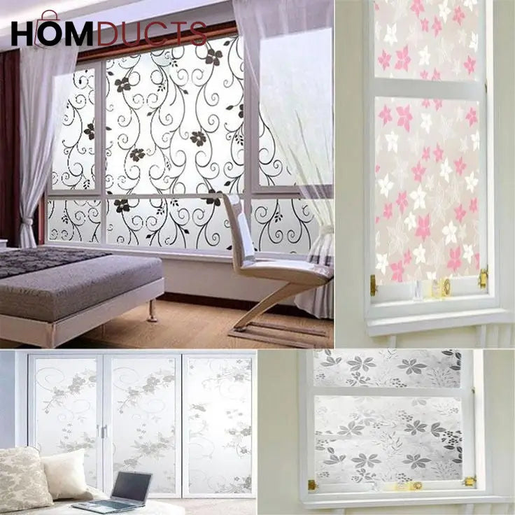 Privacy Frosted Door And Window Glass Sticker