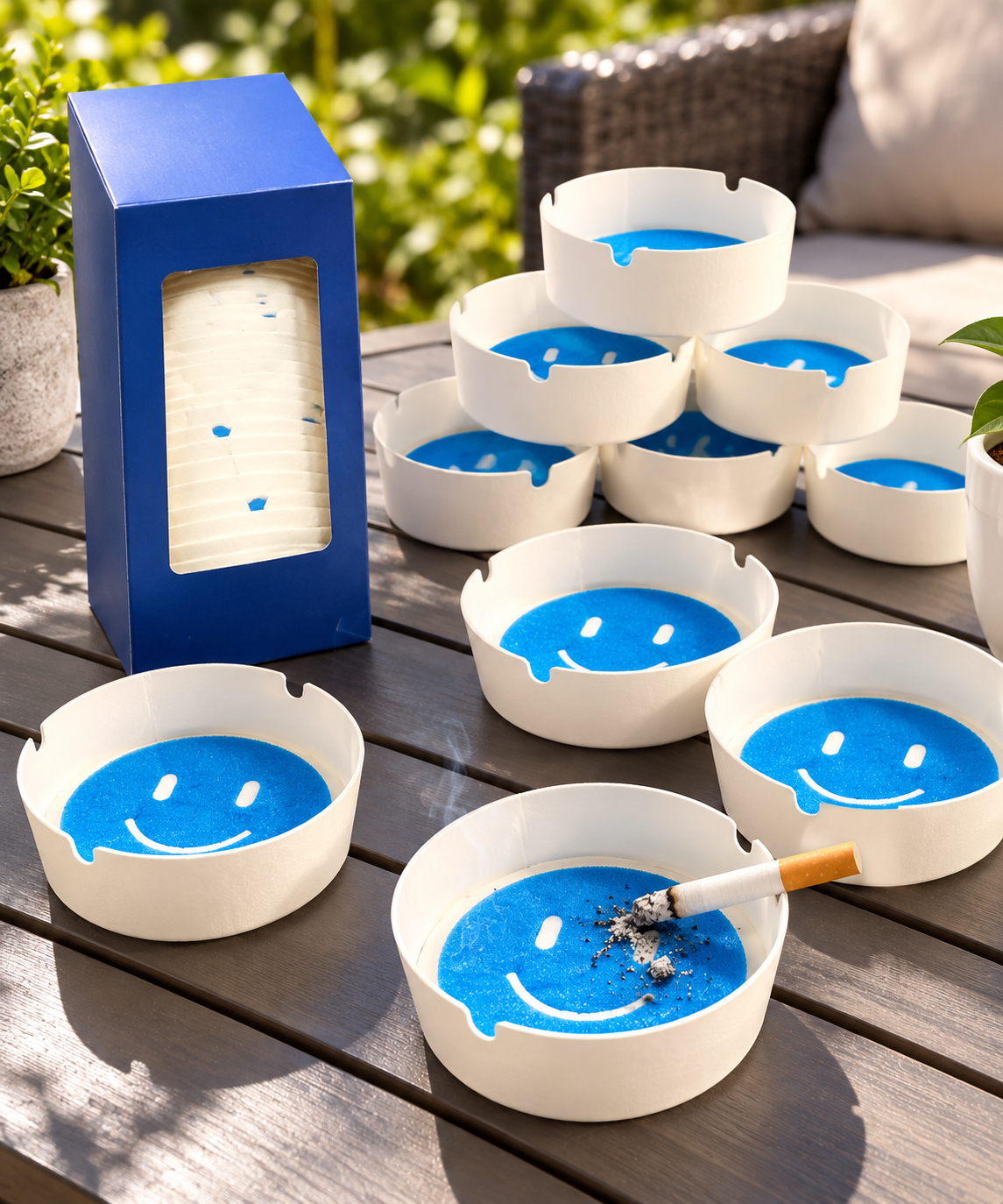 Disposable Foam Ashtrays – Pack of 25