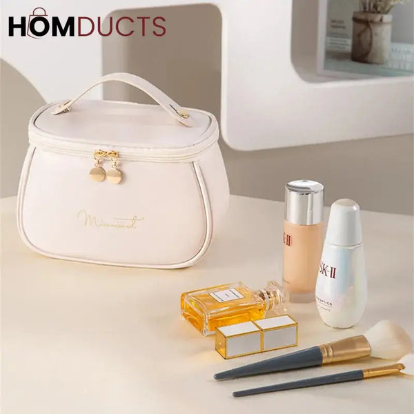 Pu Leather Travel Makeup Bag J & C Organizer