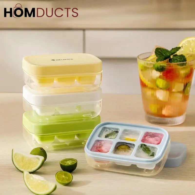 Push Release Mini Ice Mold With Lid