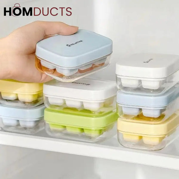 Push Release Mini Ice Mold With Lid