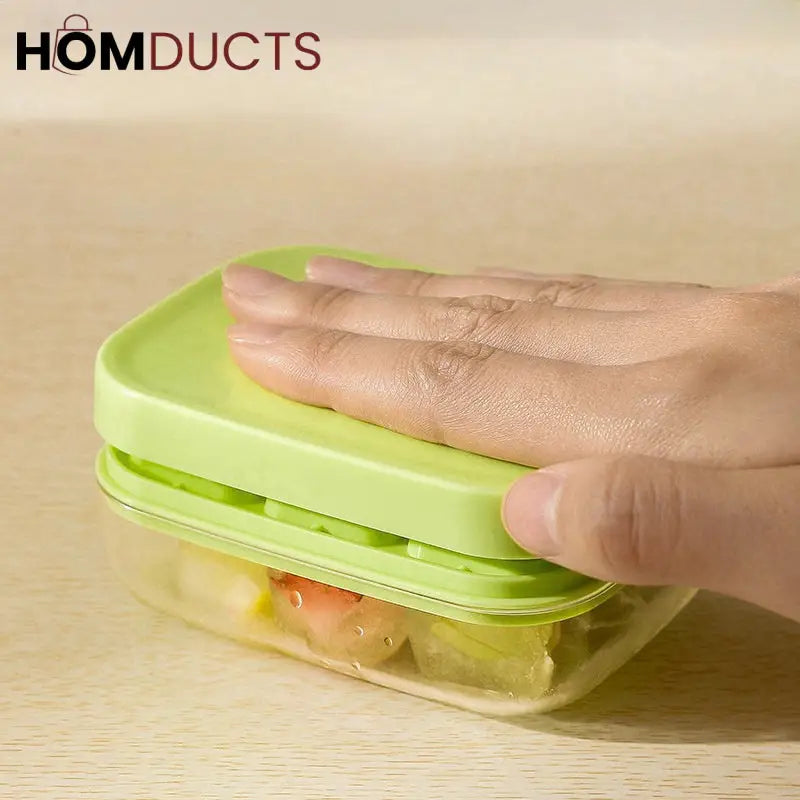 Push Release Mini Ice Mold With Lid