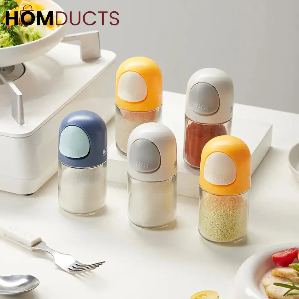 Push Type Salt And Pepper Seasoning Bottle