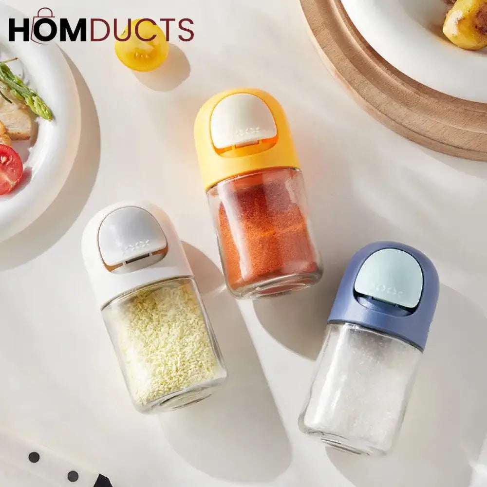 Push Type Salt And Pepper Seasoning Bottle