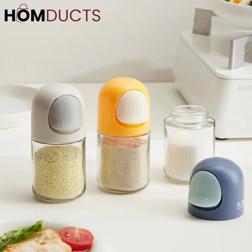 Push Type Salt And Pepper Seasoning Bottle