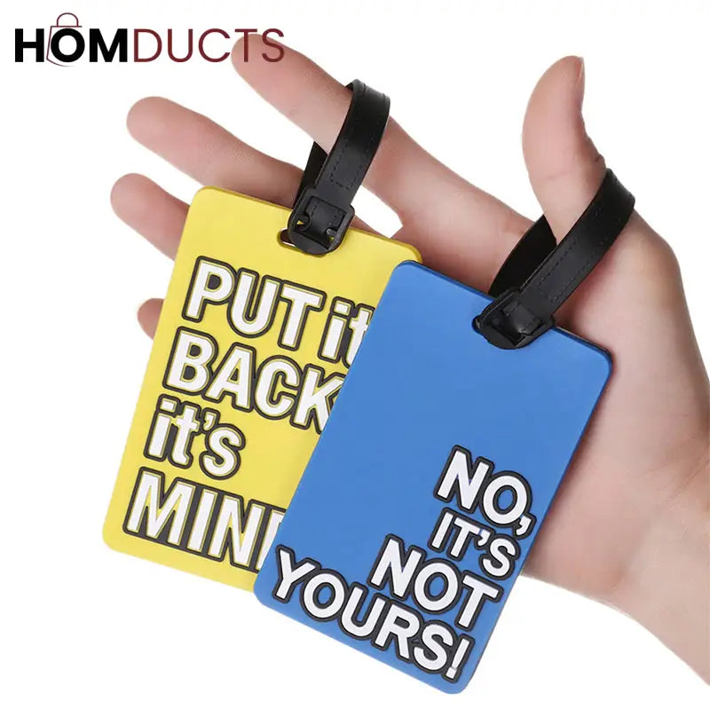Pvc Lost luggage Tag Boarding Strap Hanging Tag Card