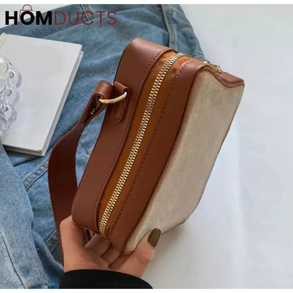 Quirky "Fried Egg Toast" Crossbody Bag - Unique & Fun Shoulder Bag