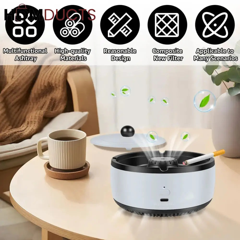 Rechargeable Ashtray Air Purifier – Homducts