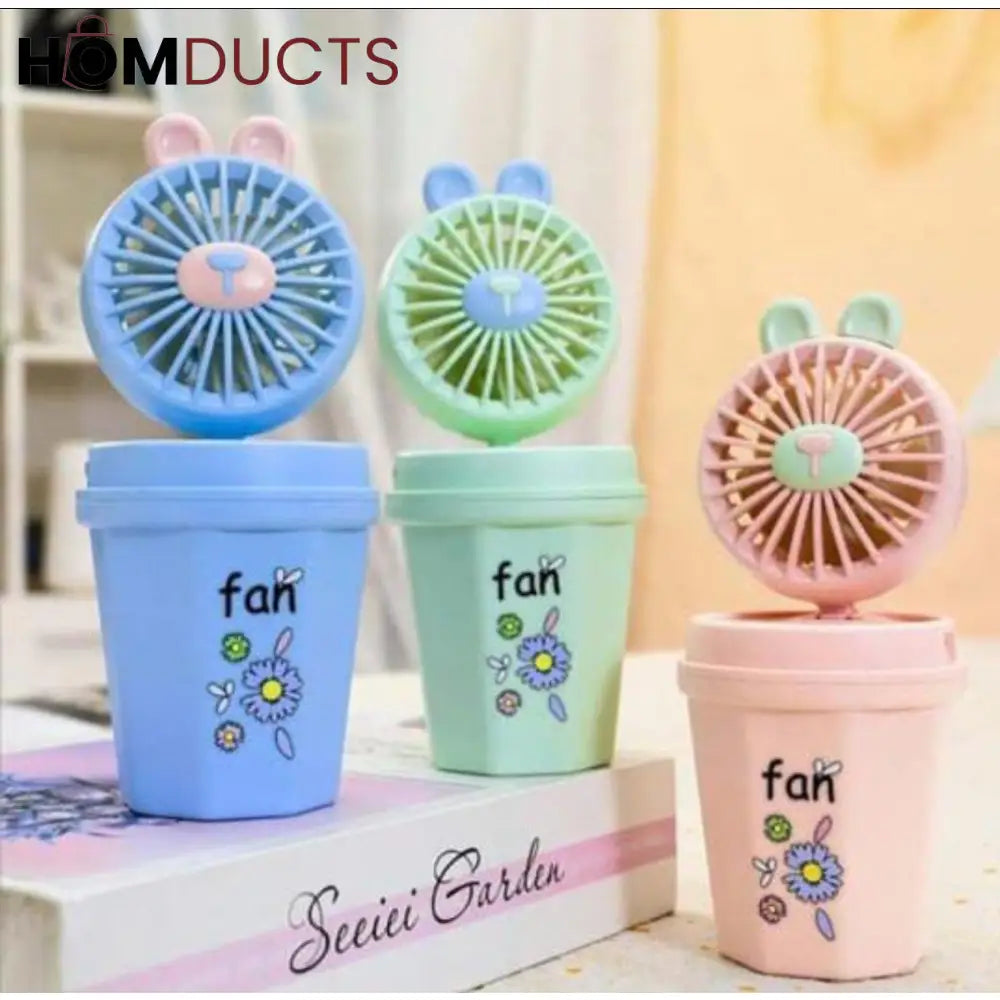 Rechargeable Cup Style Mist Fan