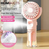 Rechargeable Mini Handheld Spray Fan