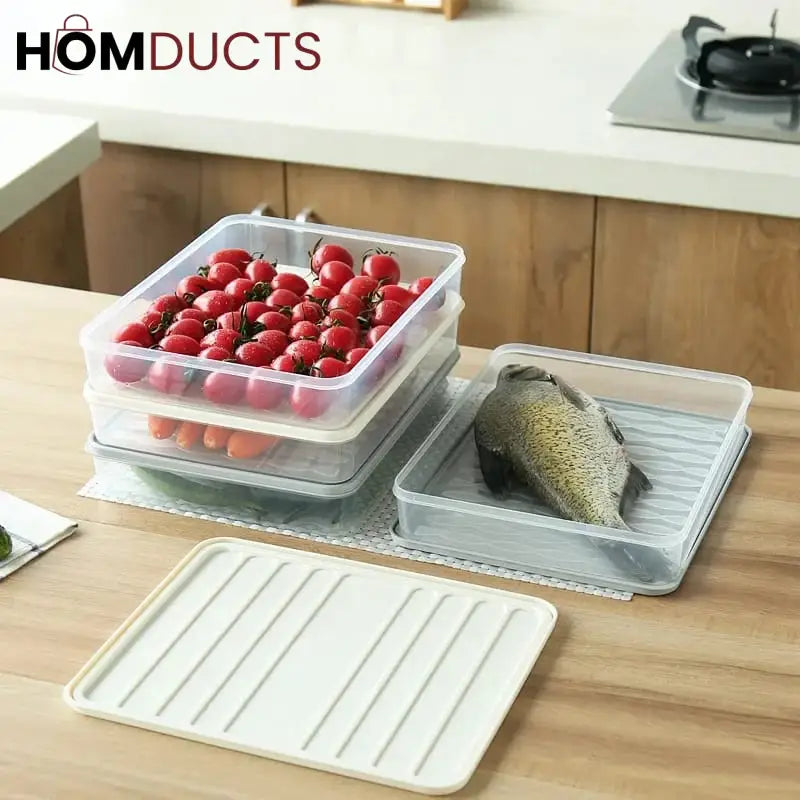 Refrigerator Frozen And Fresh Keeping Storage Box