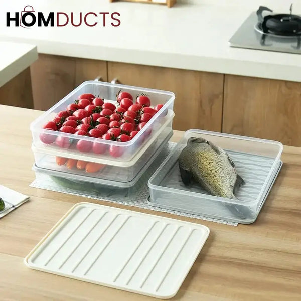 Refrigerator Frozen And Fresh Keeping Storage Box
