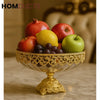 Regal Gold Fruit & Dessert Pedestal Bowl