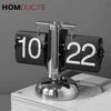 Retro Flip Clock – Vintage Style Desk Clock with Large Display Numbers