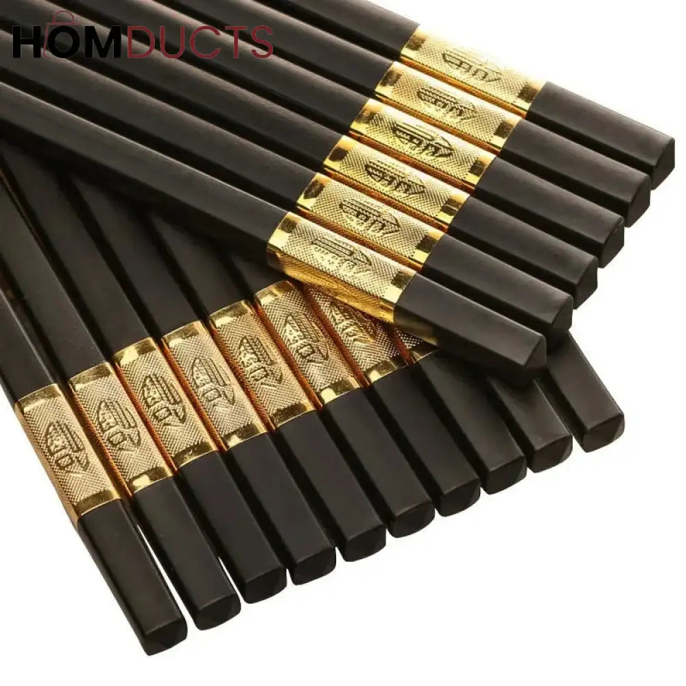 Reusable Non-Slip Chopsticks (10Pairs)