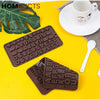 Reusable Silicone Birthday Chocolate & Cake Decorating Mold - Letters, Numbers & Shapes