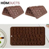 Reusable Silicone Birthday Chocolate & Cake Decorating Mold - Letters, Numbers & Shapes