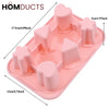 Reusable Silicone Popsicle Molds – 6-Shape Ice Pop Maker Tray BPA-Free & Easy Release