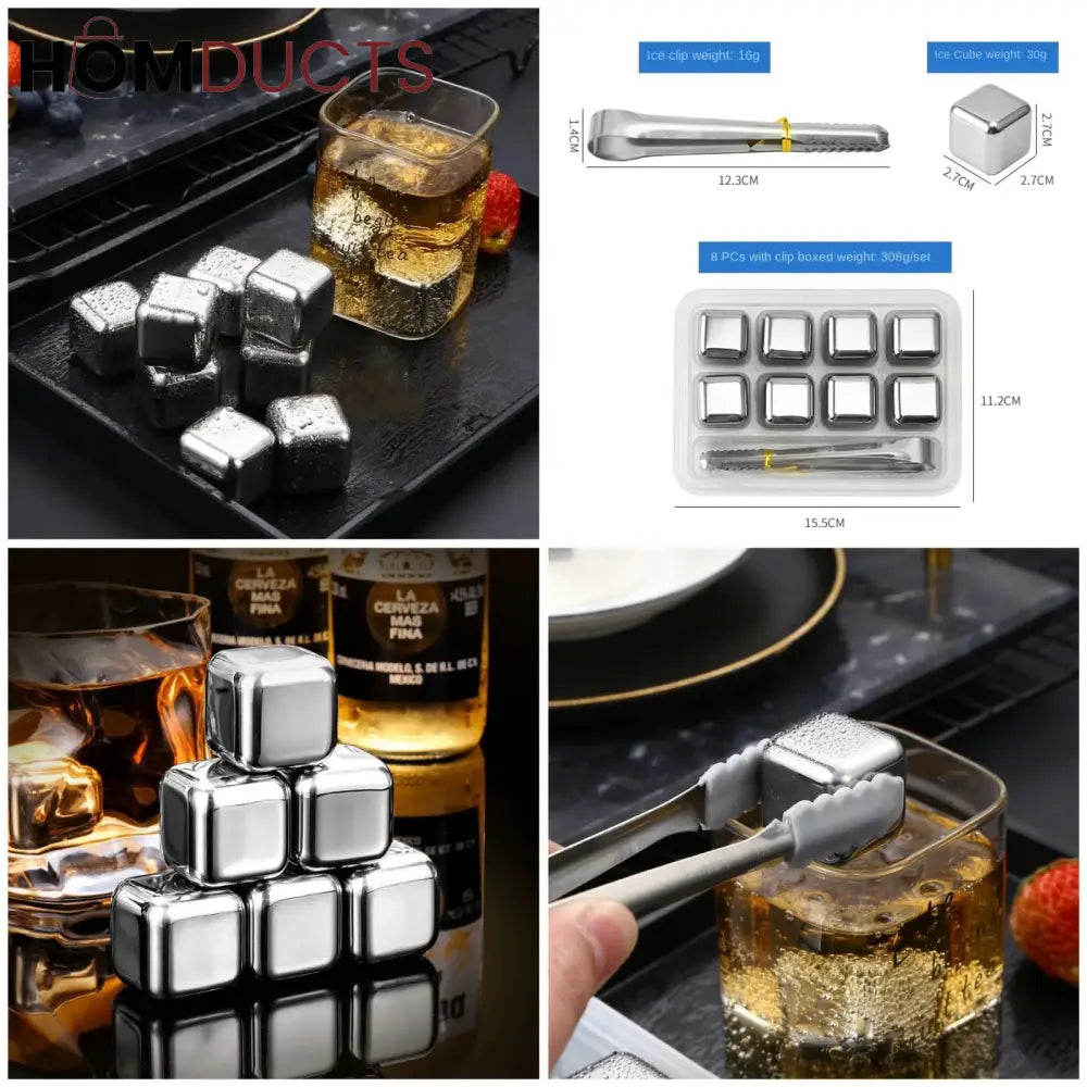 Reusable Steel Ice Cubes