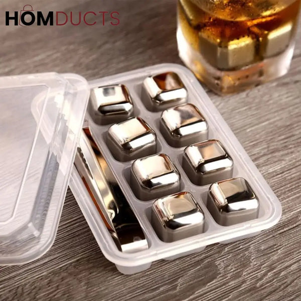 Reusable Steel Ice Cubes