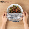 Reusable Thermal Food Covers – Heat-Insulating Aluminum Foil Lid (10pcs)