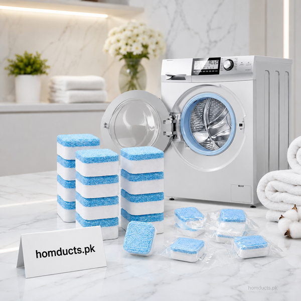 Deep Cleaning Washing Machine Cleaner Tablets – Powerful Drum & Tub Descaling Cleaning Tablets