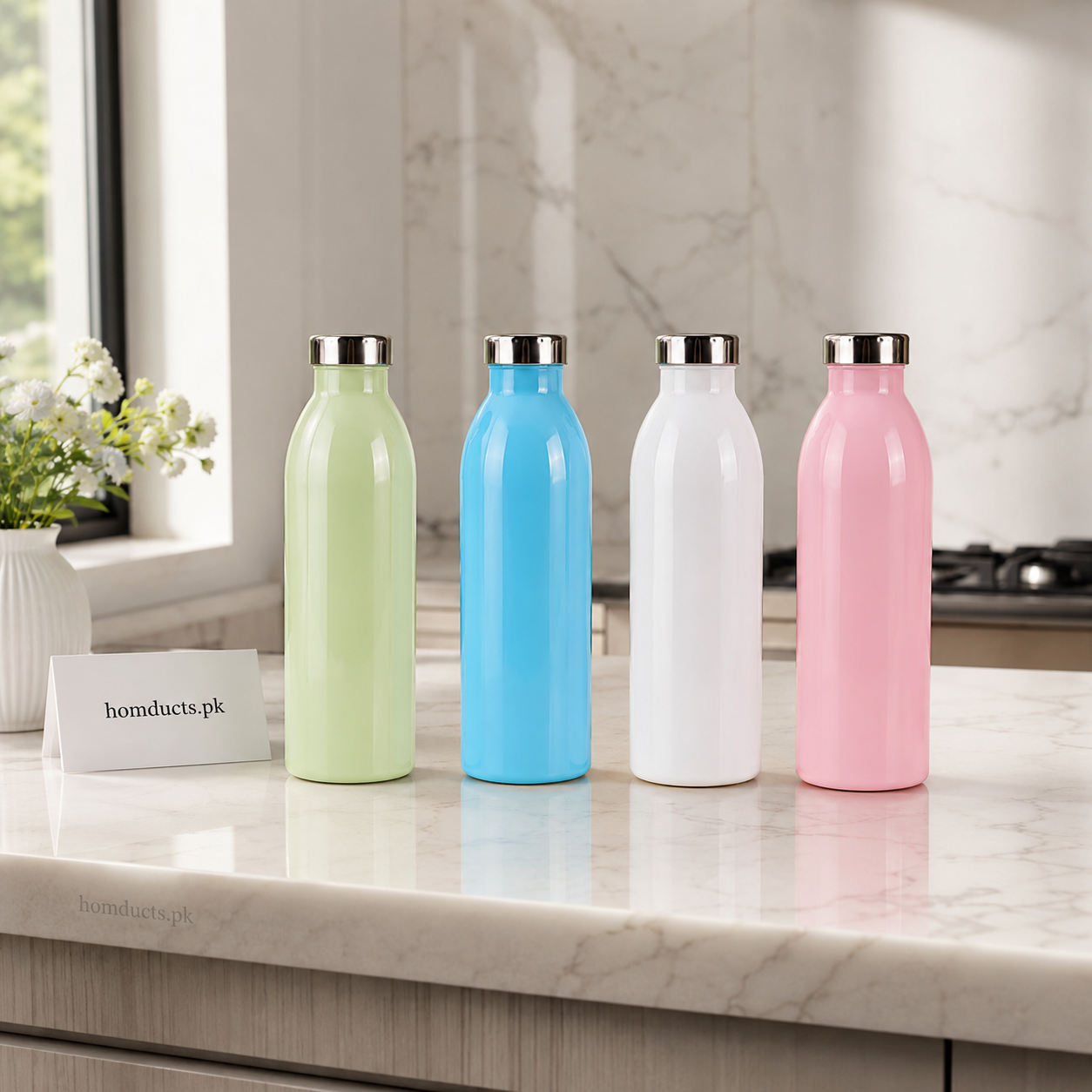 Premium 500ml Stainless Steel Insulated Water Bottle – Leakproof Hot & Cold Vacuum Flask