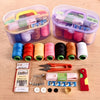 Portable Sewing Kit Organizer Box with Handle – Complete Travel Sewing & Stitching Storage Kit