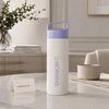 400ml Portable Insulated Water Bottle with Carry Handle – Leakproof Travel Flask for School, Office & Outdoor Use