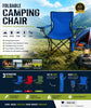 Premium Foldable Camping Chair with Cup Holder & Side Pocket – Portable Outdoor Chair for Camping, Fishing, Picnic & Sports