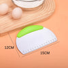 Stainless Steel Dough & Pastry Scraper with Measuring Scale – Multipurpose Kitchen Cutter