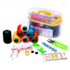 Portable Sewing Kit Organizer Box with Handle – Complete Travel Sewing & Stitching Storage Kit