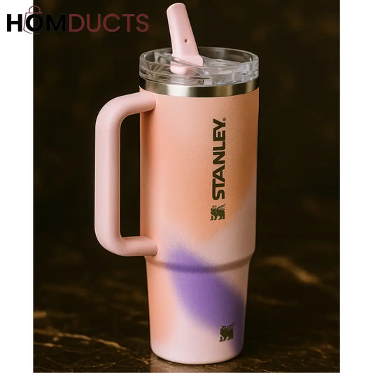 Rose Petal Motion Stanley Quencher H2.0 Tumbler – 40oz Flip Straw