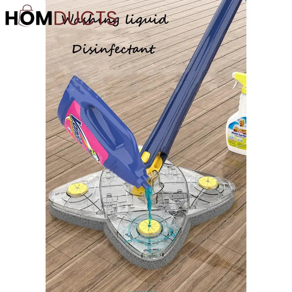 Rotatable 4 Leaf Twist Mop