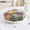 Rotatable Multi Compartments Dry Fruit Tray