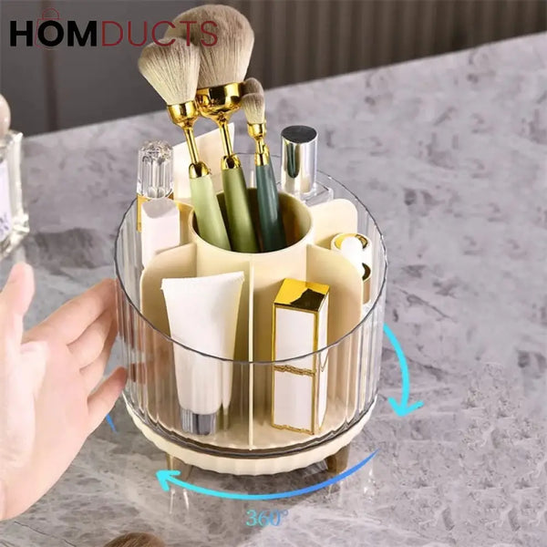 Rotating Desktop Makeup Brushes Organizer J & C