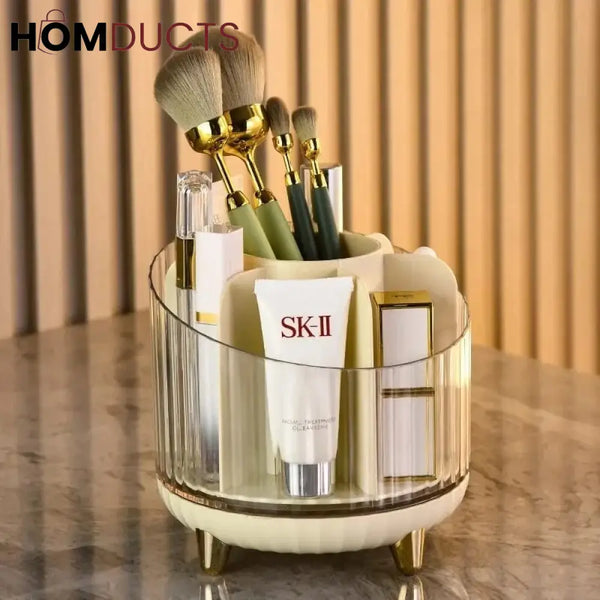 Rotating Desktop Makeup Brushes Organizer J & C