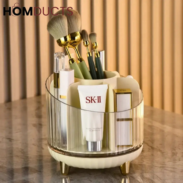 Rotating Desktop Makeup Brushes Organizer J & C