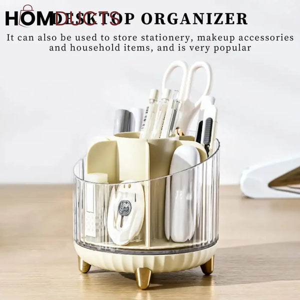Rotating Desktop Makeup Brushes Organizer J & C