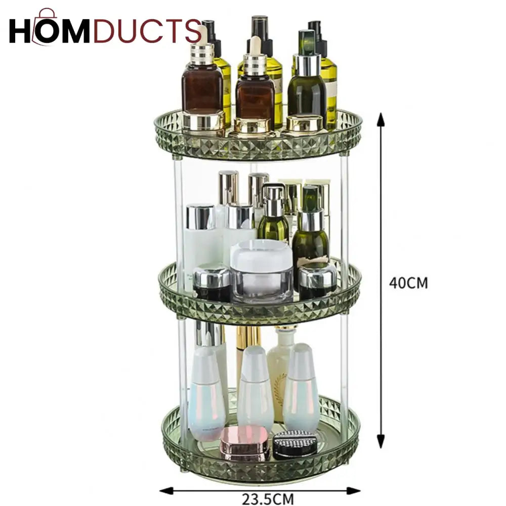 Rotating Diamond Cut 3 Layer Organizer J & C