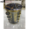 Rotating Glass Bottle Fancy Spice Set