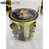 Rotating Glass Bottle Fancy Spice Set