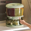Rotating Grain Dispenser With Egg Storage Tray