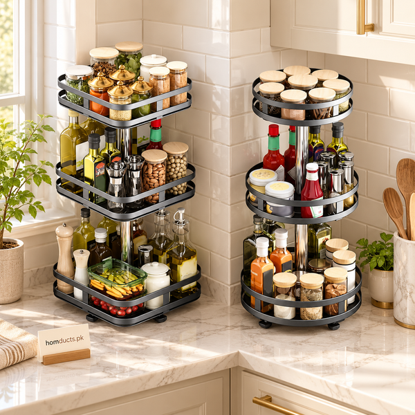 Rotating Iron Storage Rack | Homducts.pk